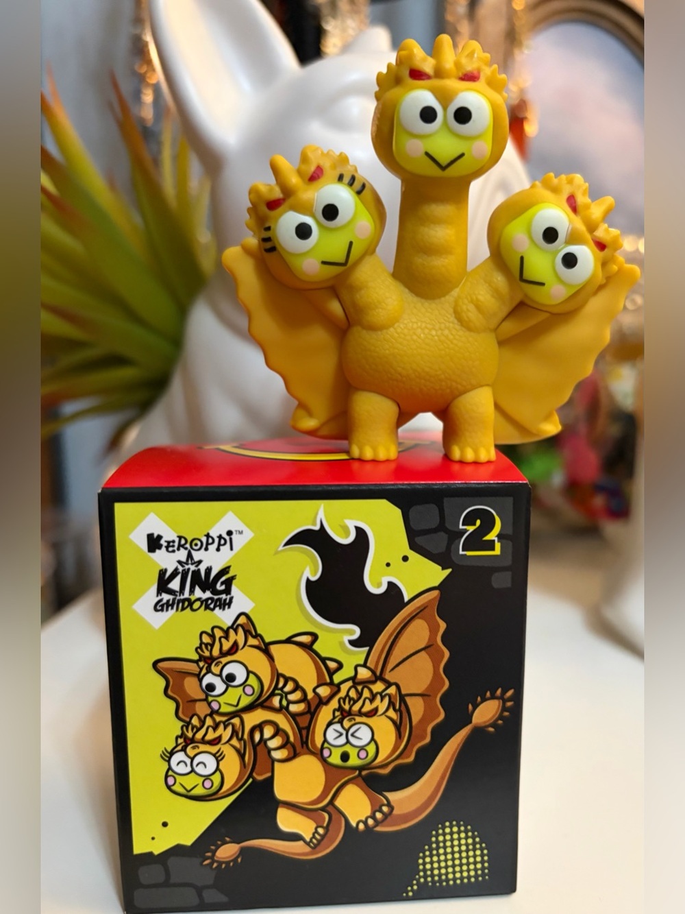 Hello Kitty x Godzilla - #2 Keroppi as King Ghidorah McDonald’s Figure